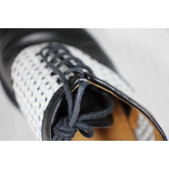 Hermes Weave Oxfords Rare Womens A1277 - Picture 9 of 11